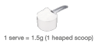 Dosage size (capsule, tablets, scoops, etc)