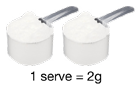 Dosage size (capsule, tablets, scoops, etc)