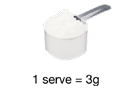 Dosage size (capsule, tablets, scoops, etc)