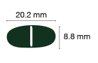 Dosage size (capsule, tablets, scoops, etc)
