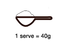 Dosage size (capsule, tablets, scoops, etc)