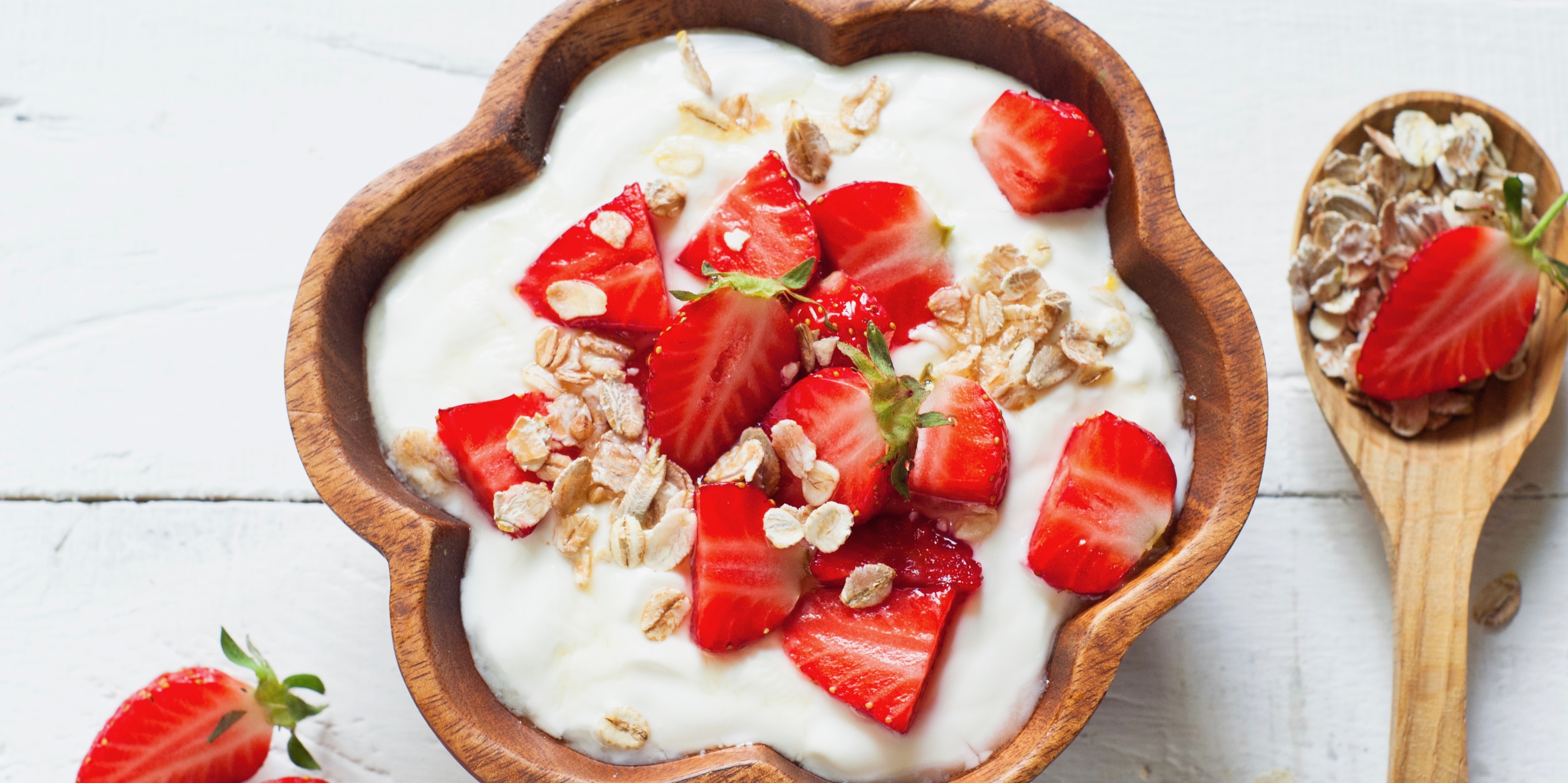 Summer fruit salad with IsoWhey® yoghurt photo