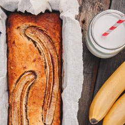 IsoWhey protein-rich banana bread photo